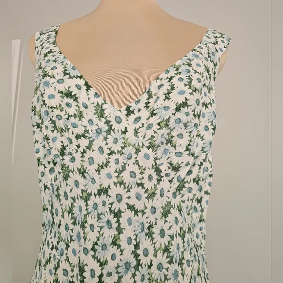 Reformation NWT Green Floral Midi Dress Sz XL - Picture 8 of 14